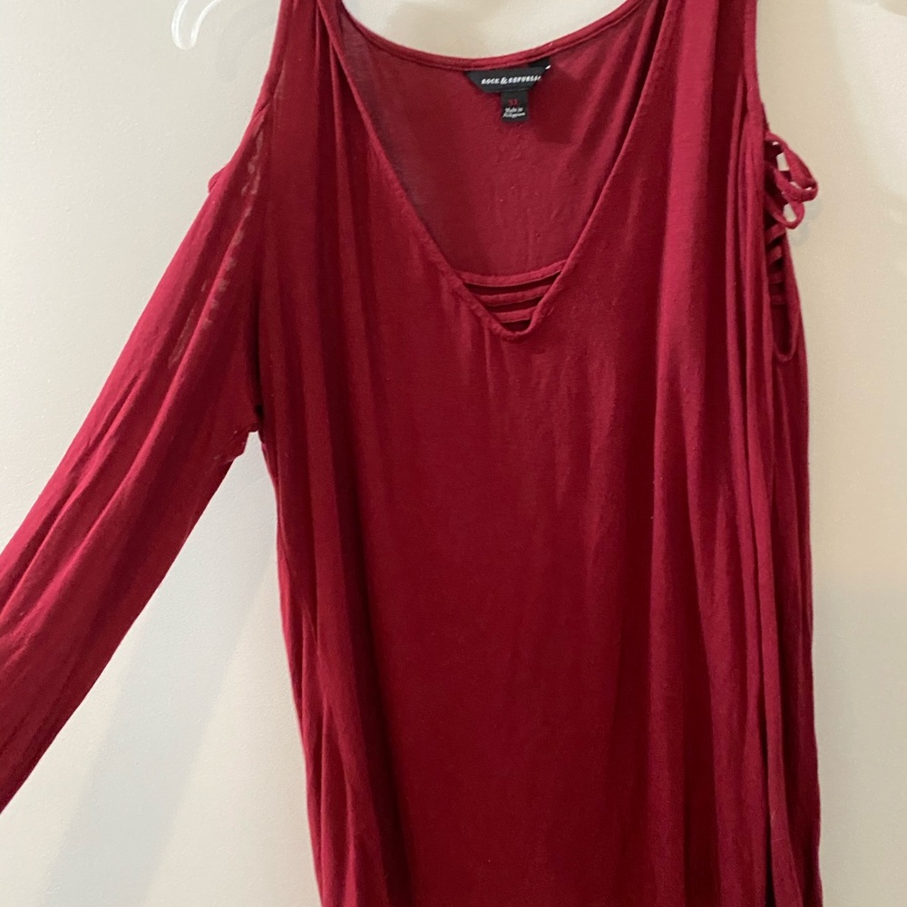Cute Red long sleeve shirt